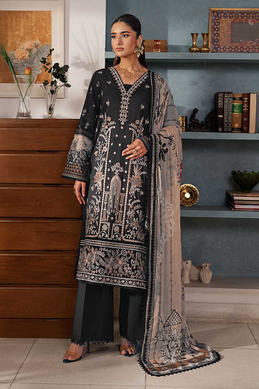 Ramsha | Mashal Luxury Lawn | L-1608