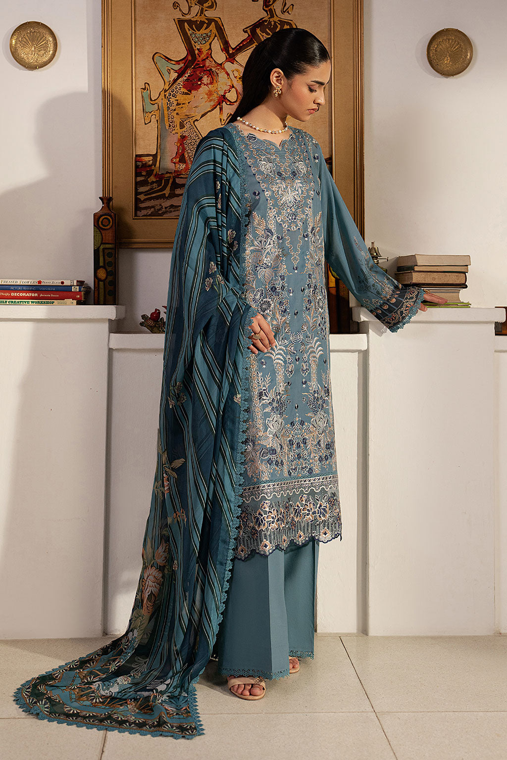 Ramsha | Mashal Luxury Lawn | L-1601