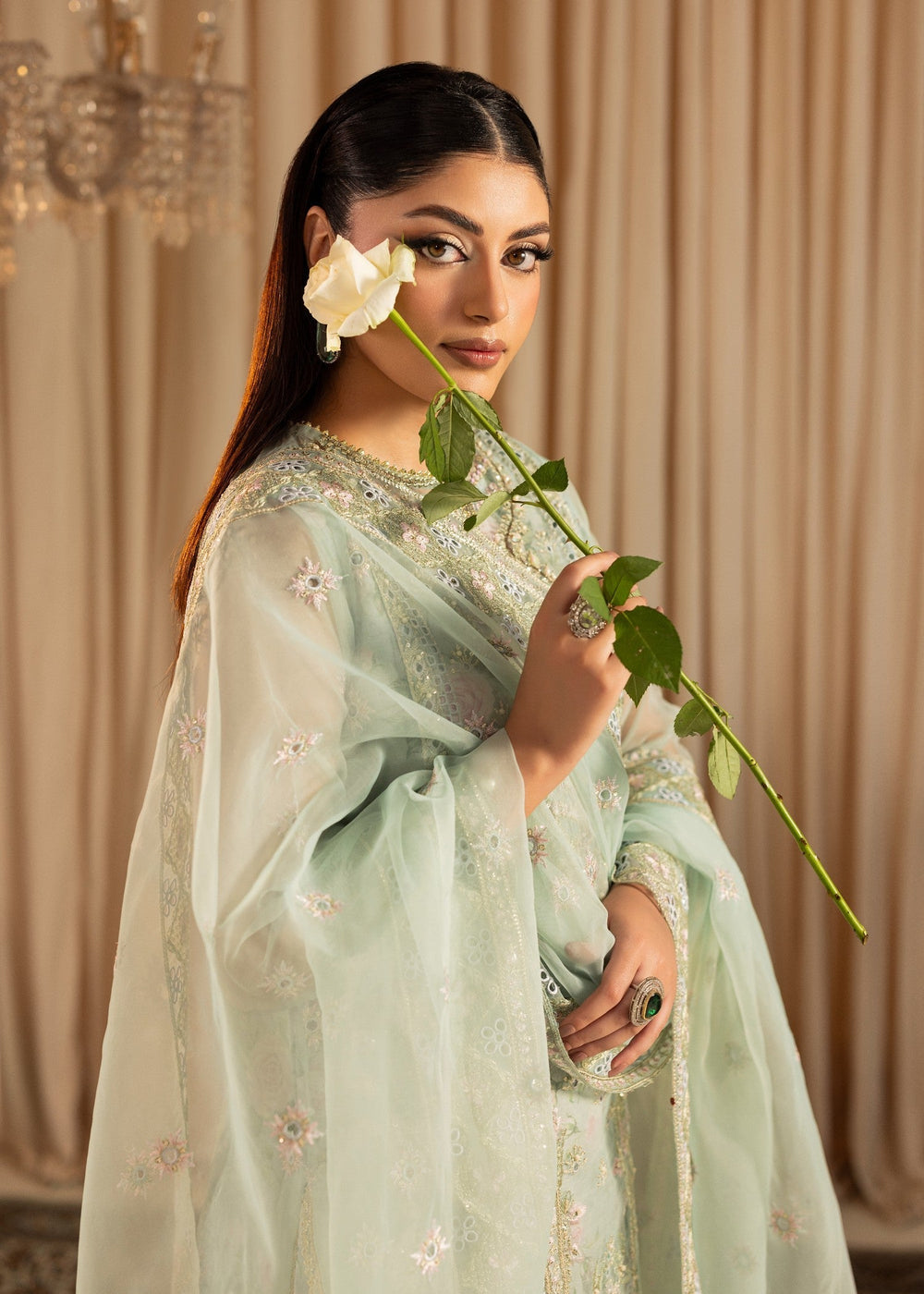 Diara Couture | Suave Formals | UN-05 - PASTEL GREEN