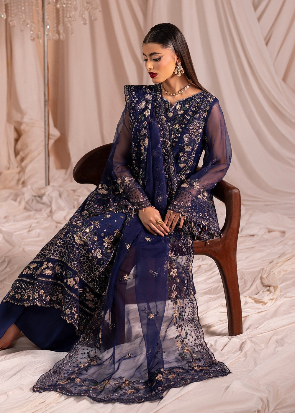 Diara Couture | Suave Formals | DF-43 - NAVY BLUE