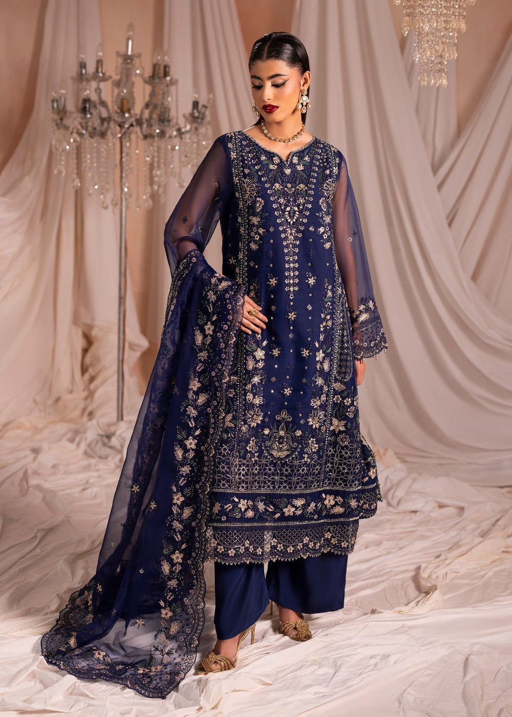 Diara Couture | Suave Formals | DF-43 - NAVY BLUE