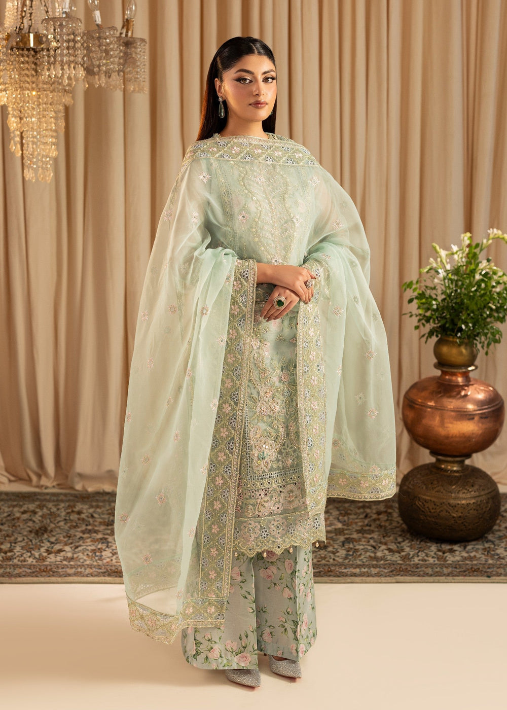 Diara Couture | Suave Formals | UN-05 - PASTEL GREEN