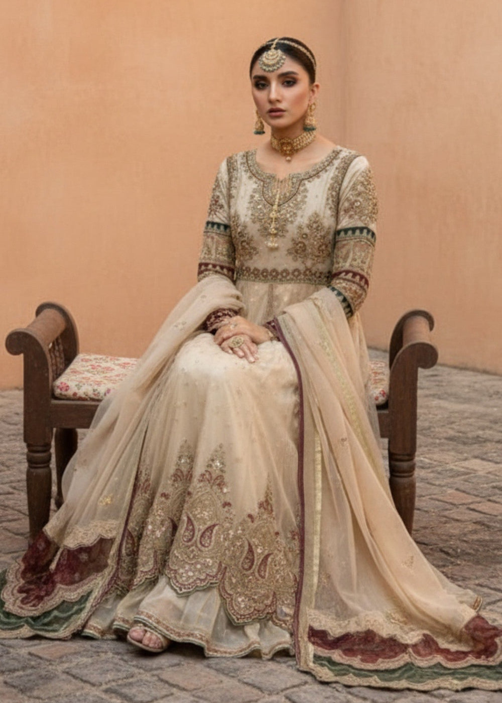 Diara Couture | Rangrez Luxe Pret | US-607 - OFF WHITE