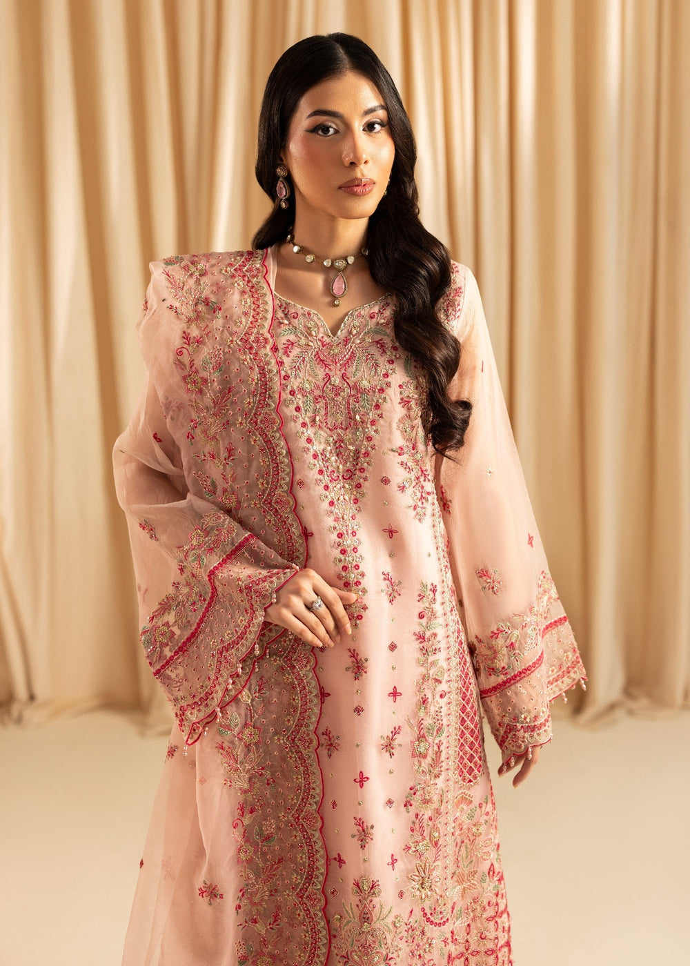 Diara Couture | Suave Formals | DF-43 - PEACH PINK