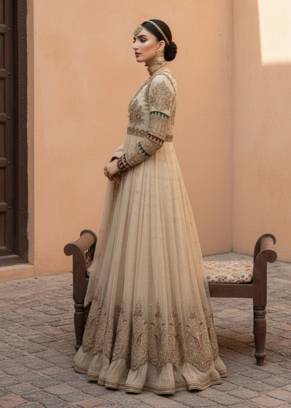 Diara Couture | Rangrez Luxe Pret | US-607 - OFF WHITE