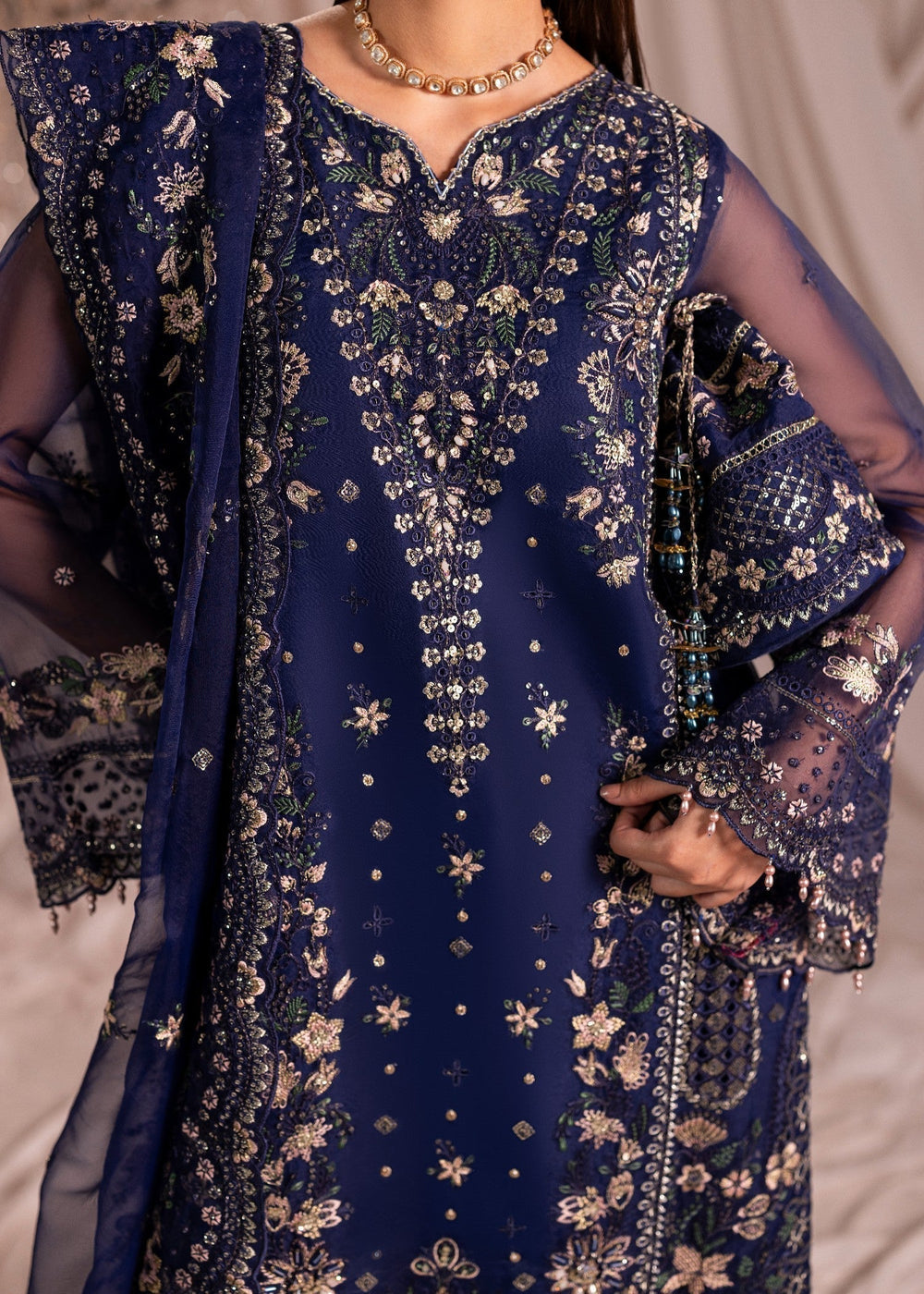 Diara Couture | Suave Formals | DF-43 - NAVY BLUE