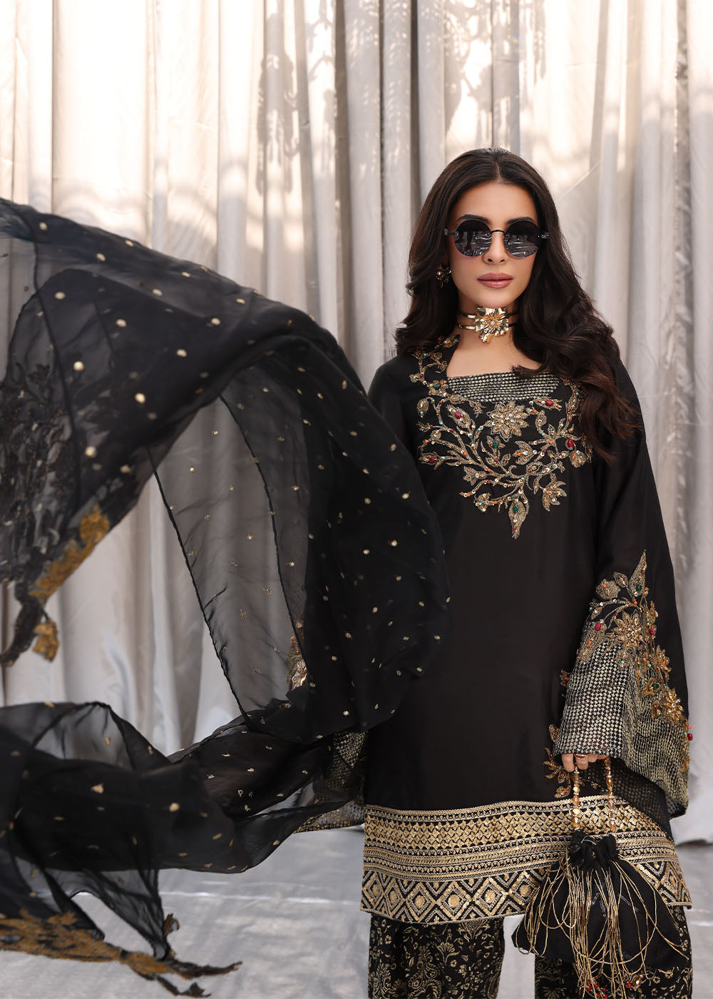 Musferah Saad | Moonlit Glam | Midnight bloom