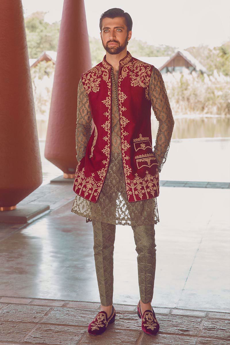 Pakistani Menswear | MNR-ALMAS
