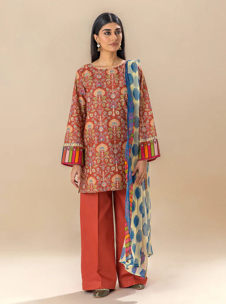 Morbagh | Lawn Collection 24 | AUBURN SKY
