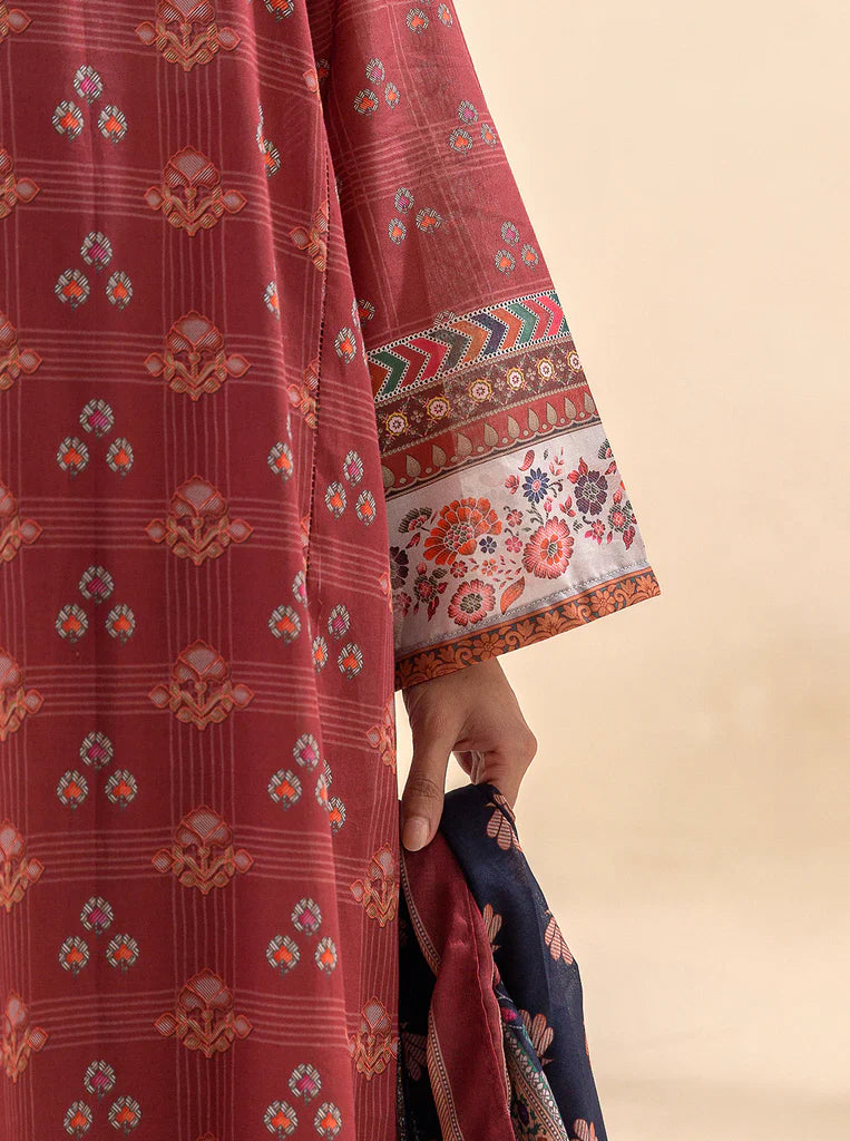 Morbagh | Lawn Collection 24 | ROYALTY RED