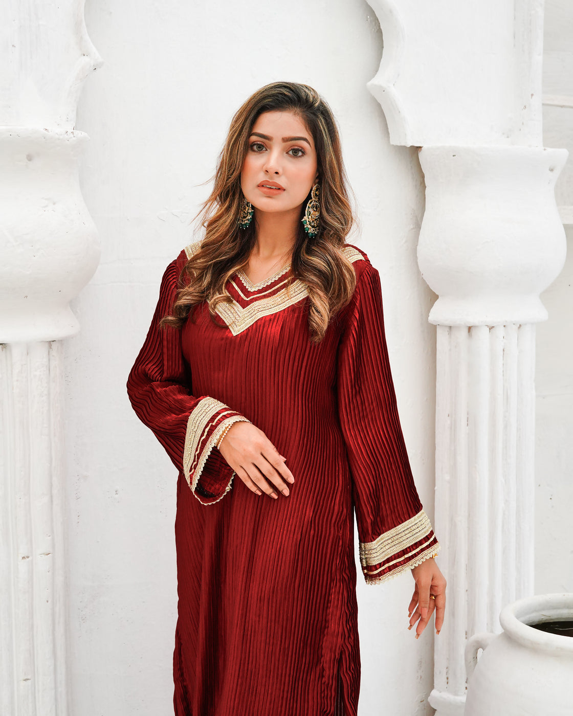 Zar | Formals Wear | Maroon