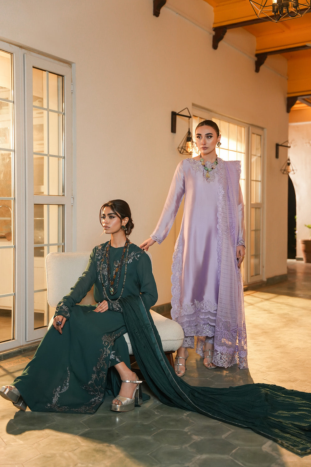 Nilofer Shahid | Verve Summer 24 | Dynamic Diva (3pc)- Verve SS 24