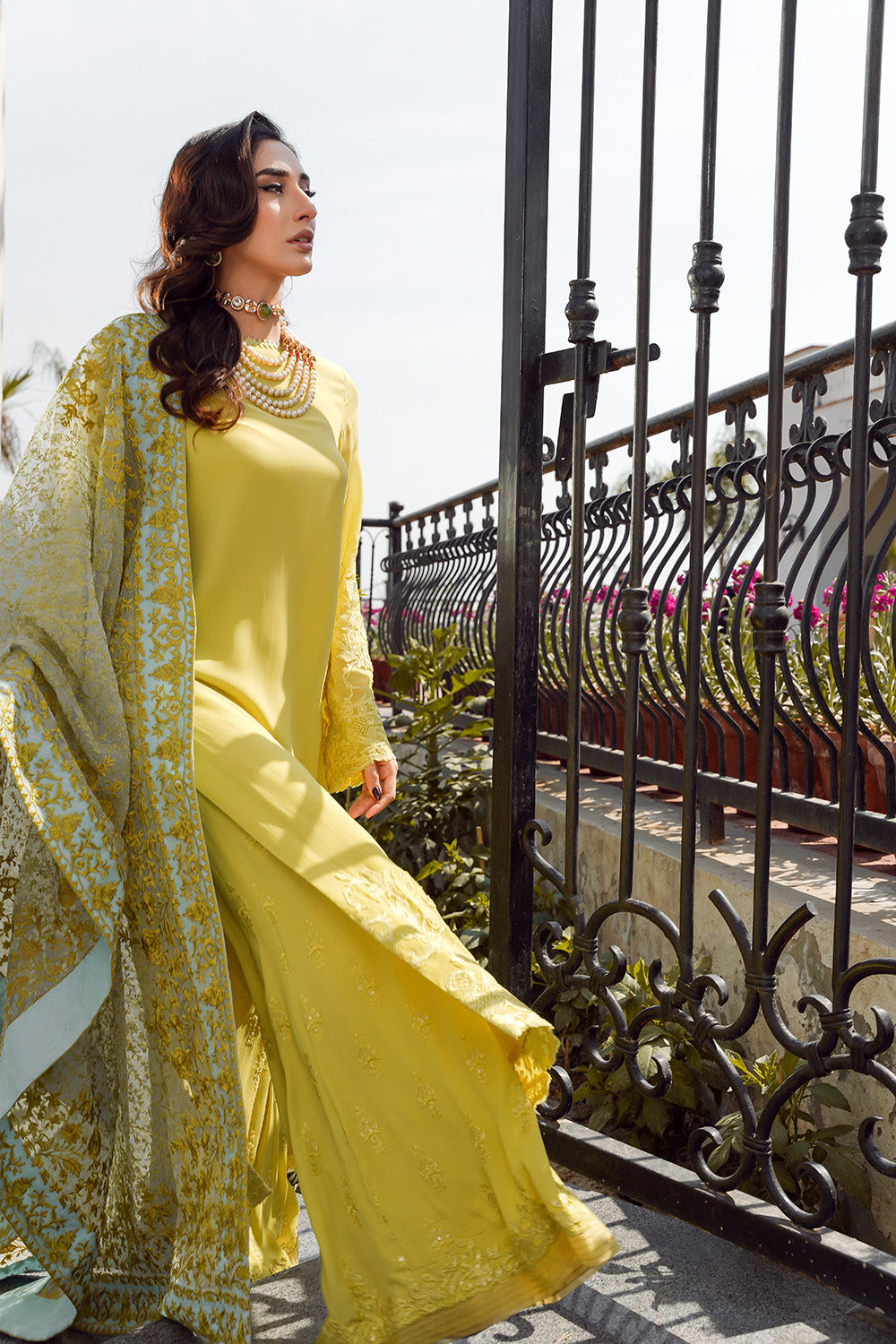 Nilofer Shahid | Verve Summer 24 | Evara (3pc) â Verve SS 24
