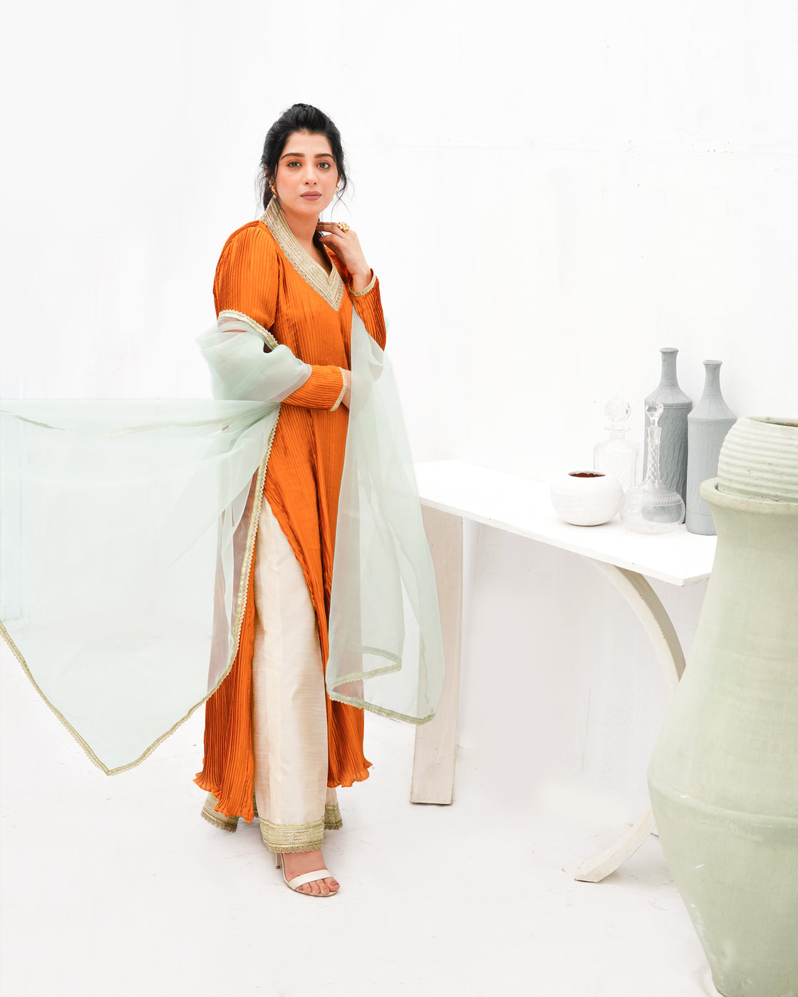 Zar | Formals Wear | Orange