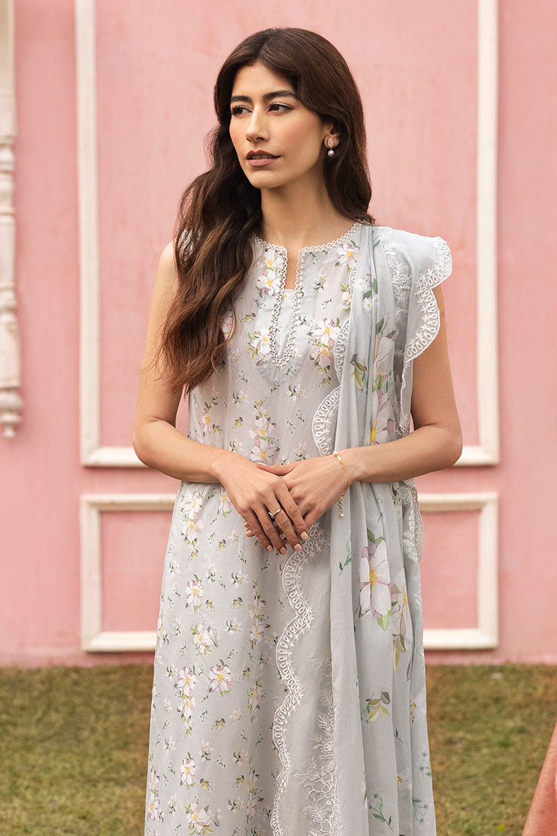Cross Stitch | Premium Lawn 25 | GRAY FROST