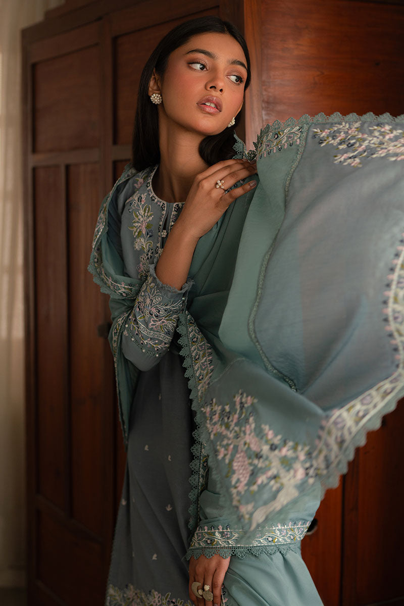 Cross Stitch | Mahiri Lawn 25 | MOONLIGHT BLUE