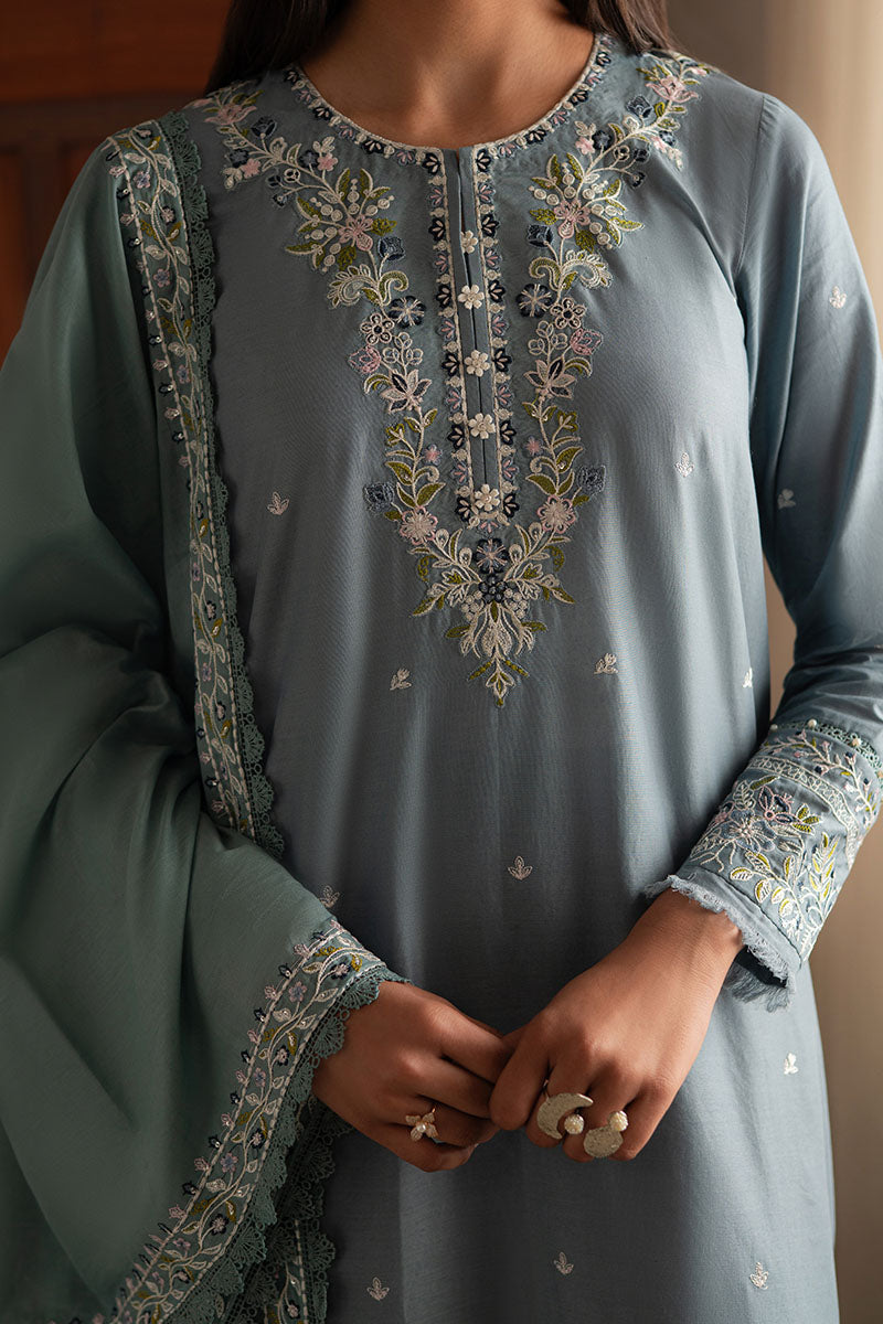 Cross Stitch | Mahiri Lawn 25 | MOONLIGHT BLUE