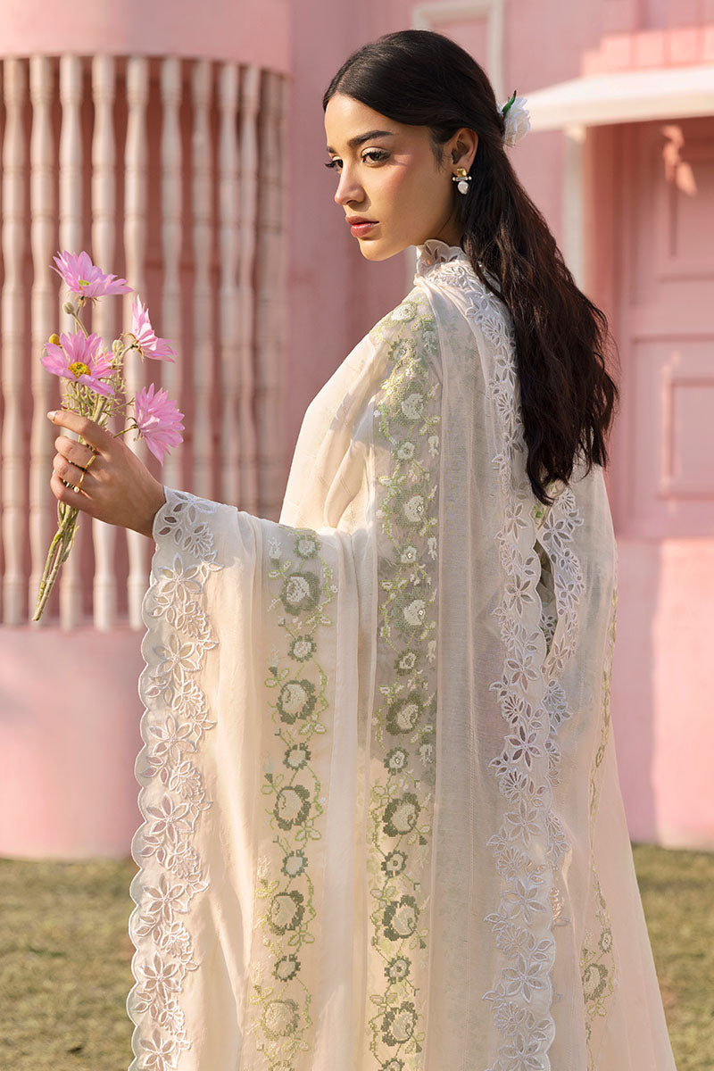 Cross Stitch | Premium Lawn 25 | GREEN TRELLIS
