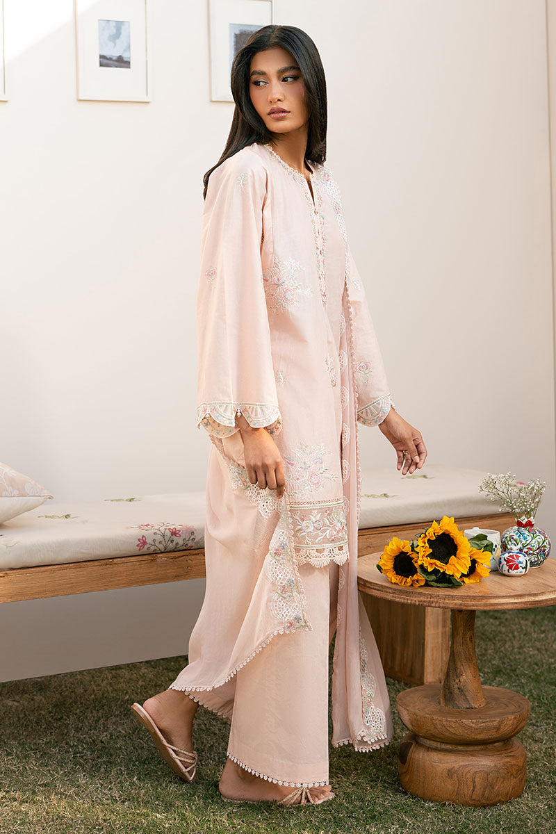 Cross Stitch | Mahiri Lawn 25 | PEACH BLOOM