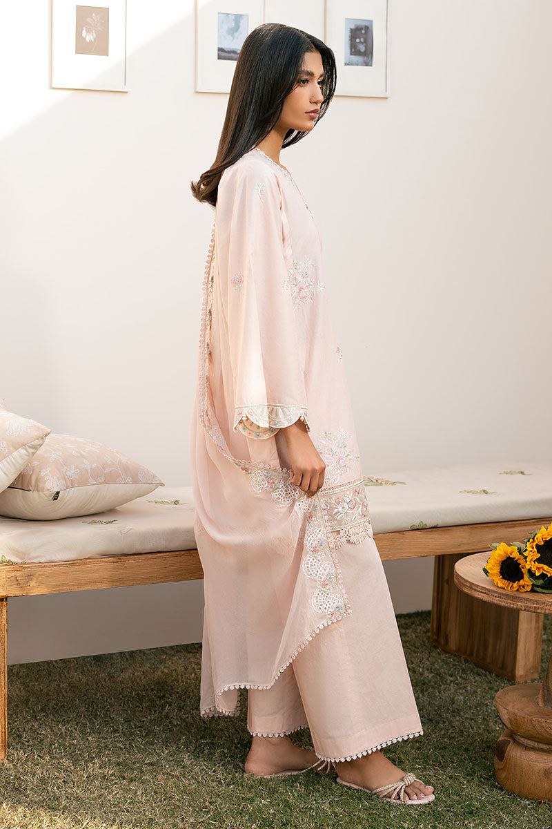 Cross Stitch | Mahiri Lawn 25 | PEACH BLOOM