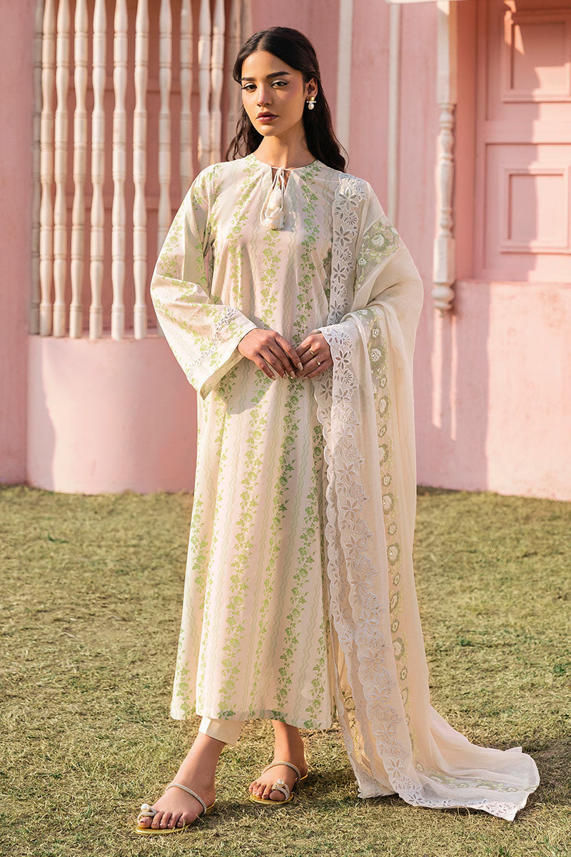 Cross Stitch | Premium Lawn 25 | GREEN TRELLIS