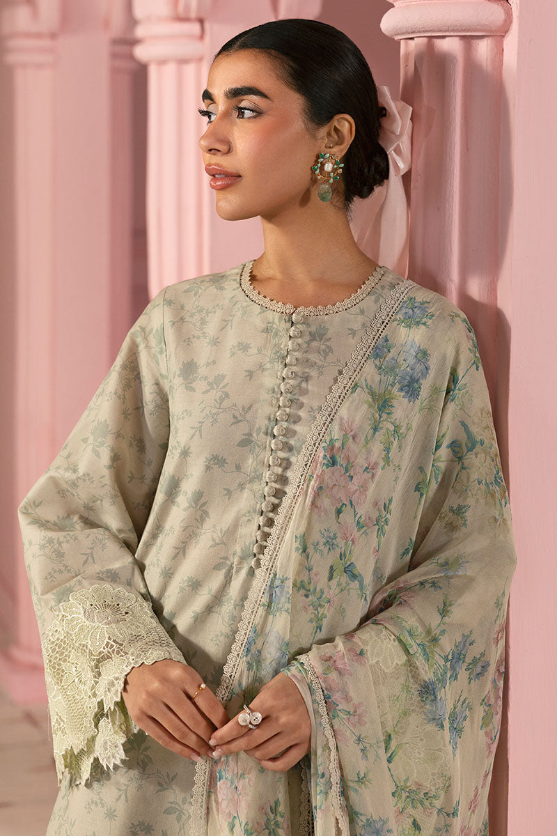 Cross Stitch | Premium Lawn 25 | SAGE GLEAM