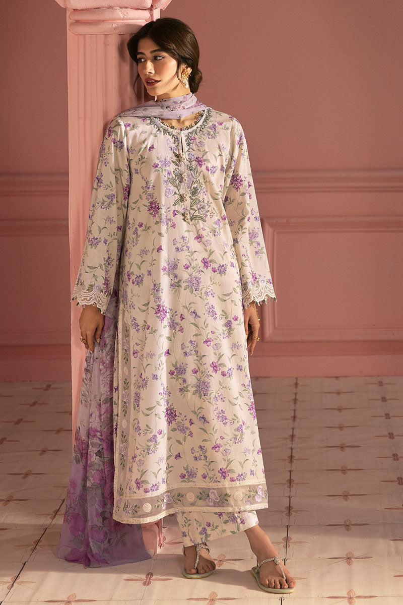 Cross Stitch | Premium Lawn 25 | LILAC BLOOM