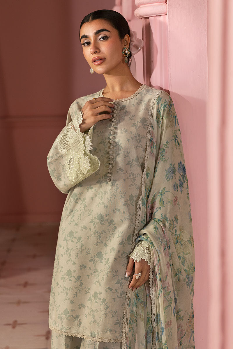 Cross Stitch | Premium Lawn 25 | SAGE GLEAM