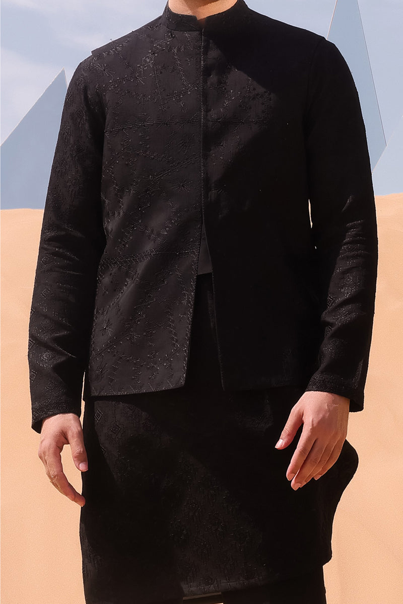 Pakistani Menswear | QAL-JSW-06 WAISTCOAT