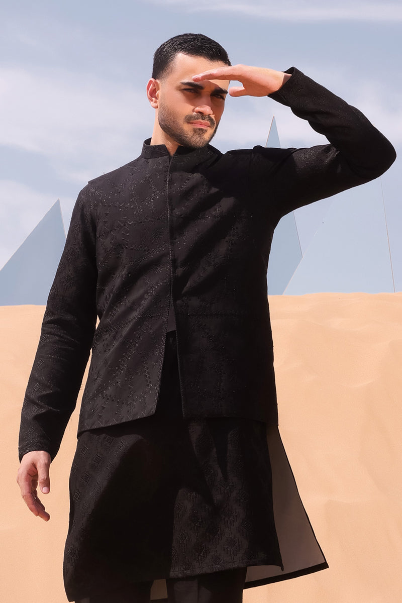 Pakistani Menswear | QAL-JSW-06 WAISTCOAT