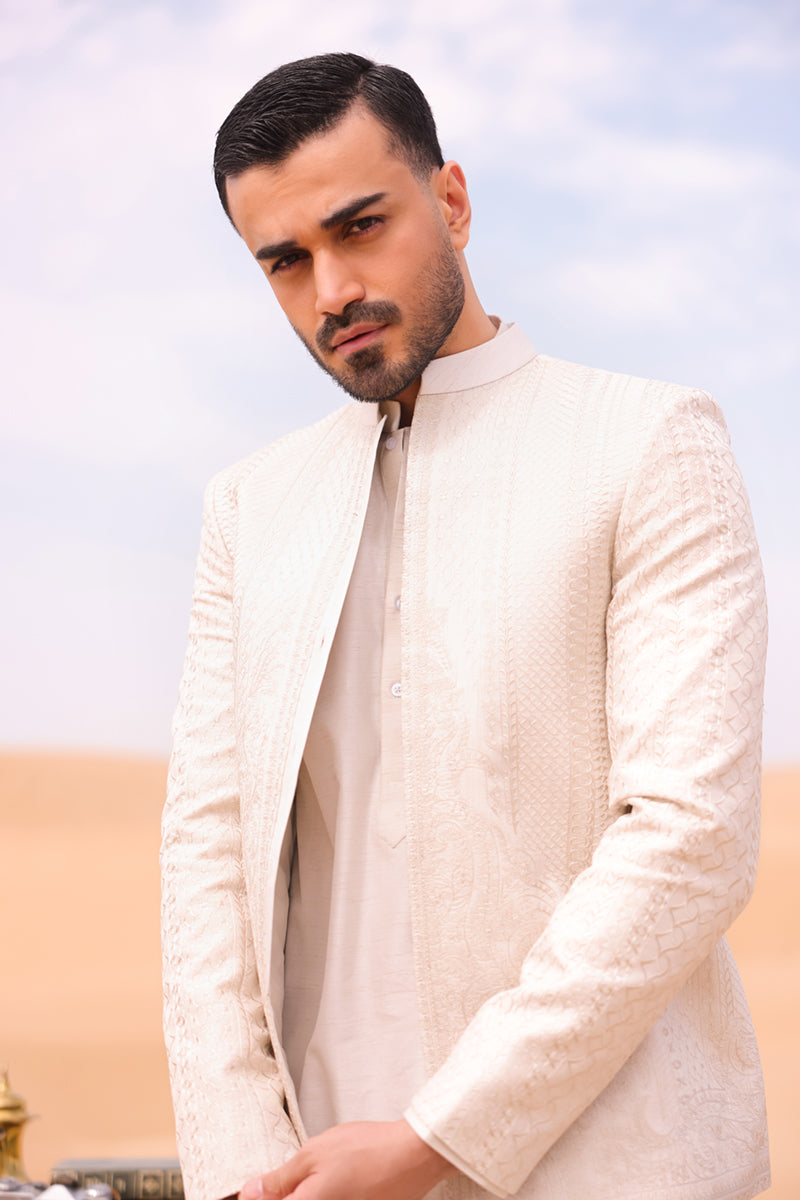 Pakistani Menswear | QAL-JSC-07 COAT