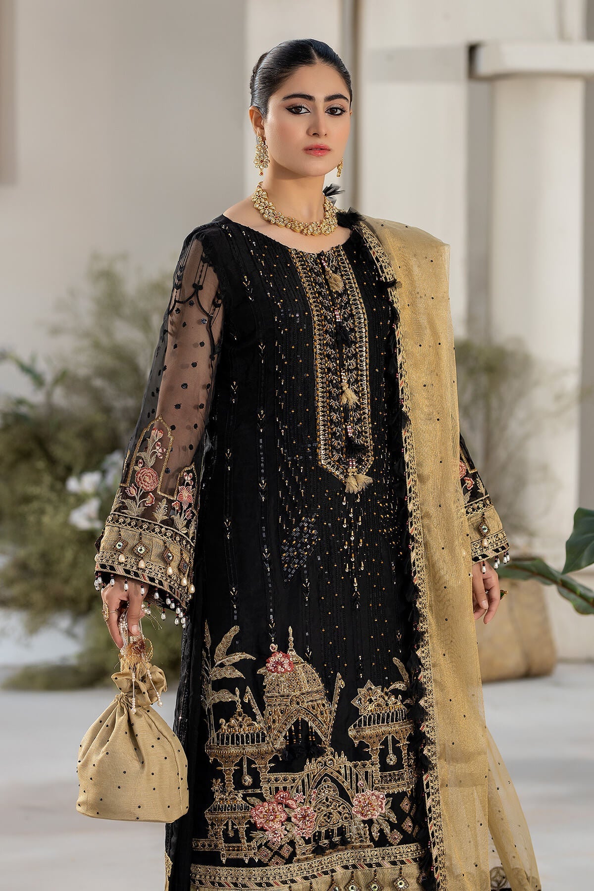 Raeesa Premium | Dehleez Formals | DL-1017 Nightingale