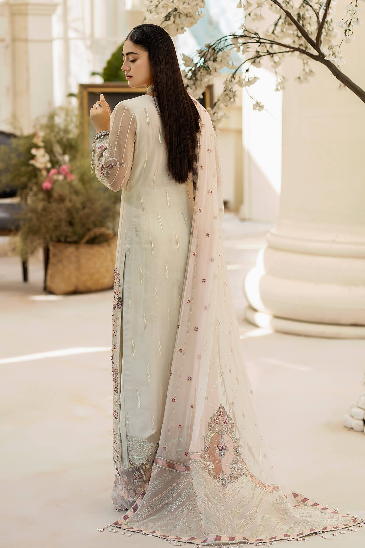 Raeesa Premium | Dehleez Formals | DL-1018 Mehtaab