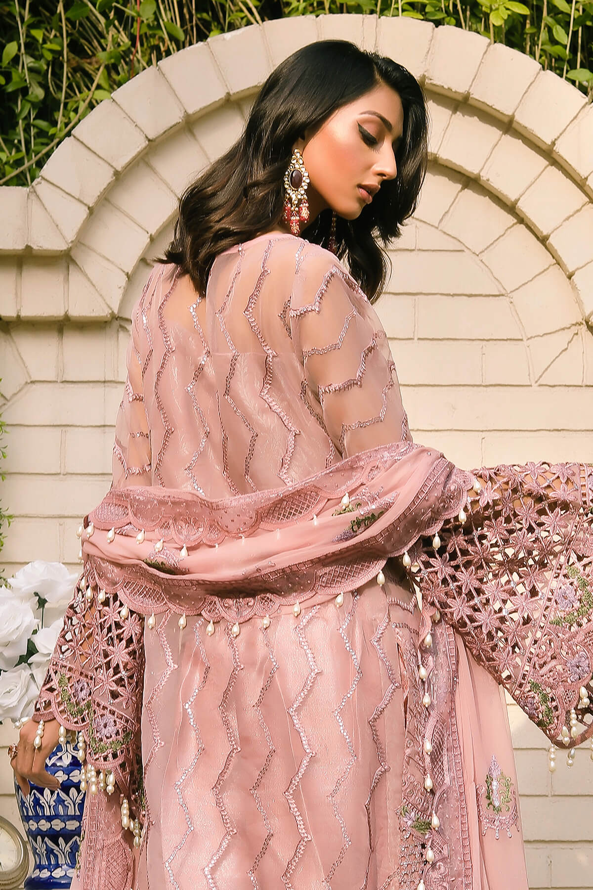 Raeesa Premium | Wajadan Wedding Formals | WD-7 Opera Mauve