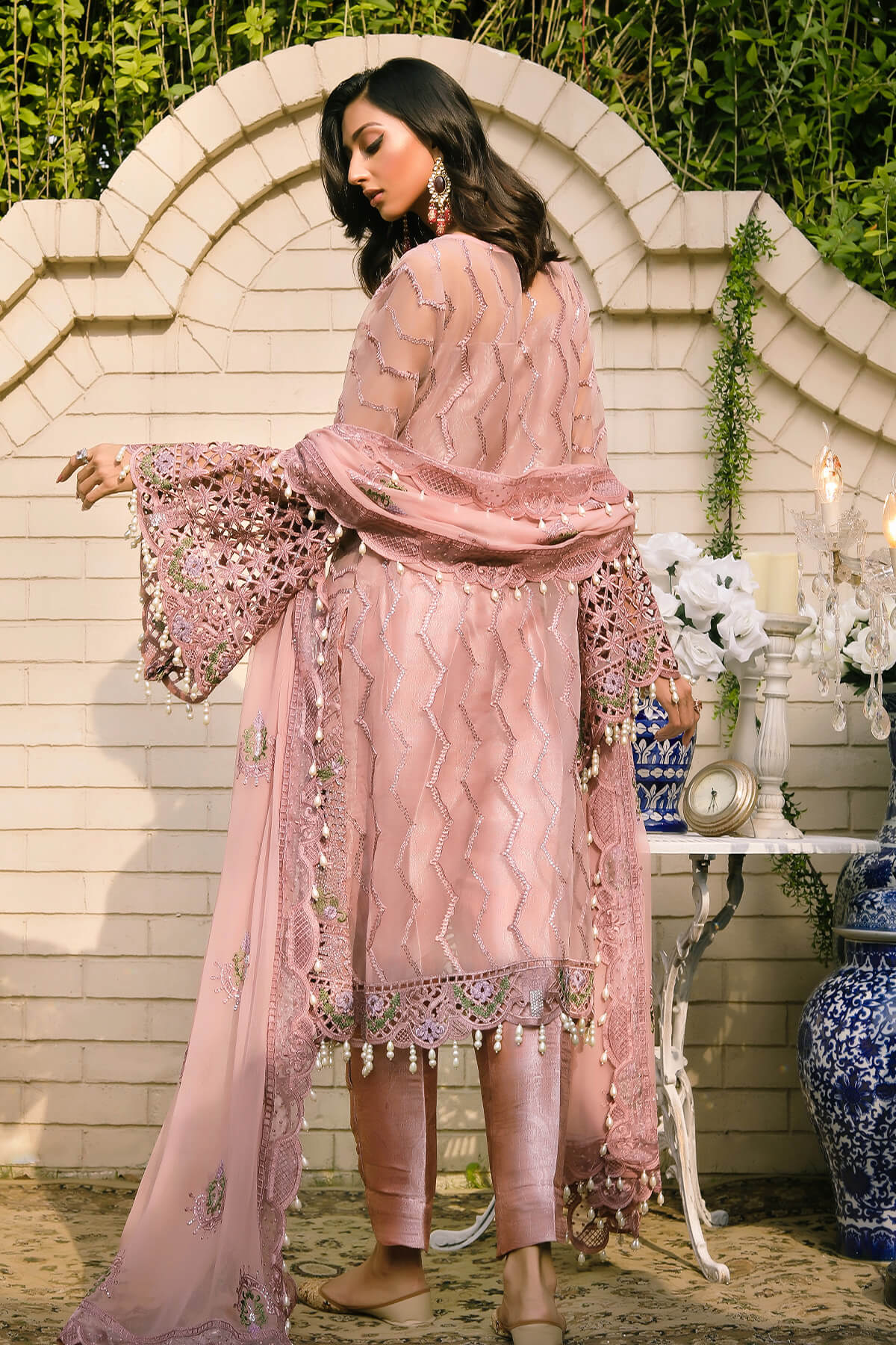 Raeesa Premium | Wajadan Wedding Formals | WD-7 Opera Mauve