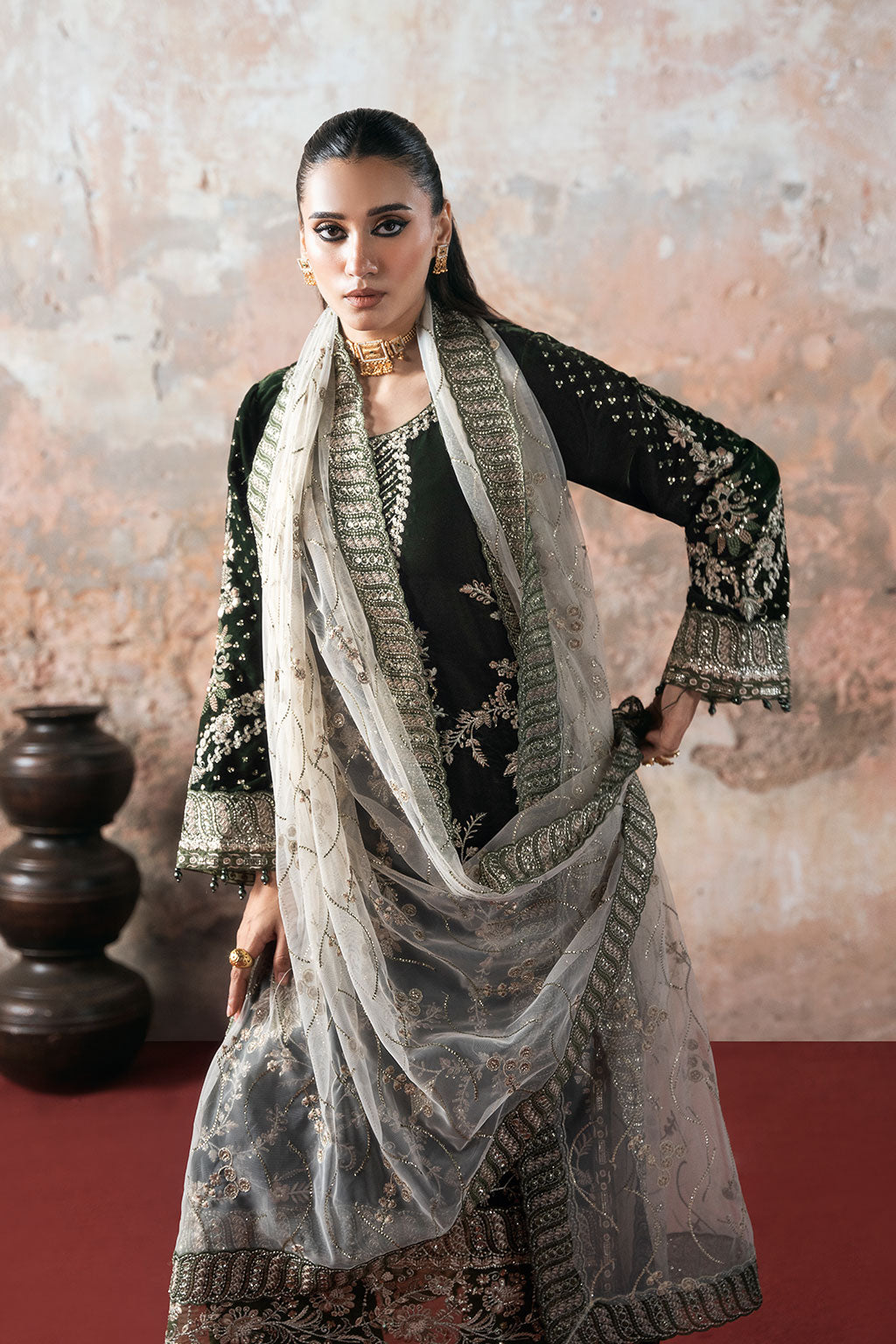 Ramsha | Velve t Collection |V-705