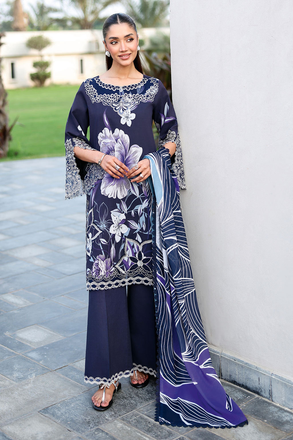 Ramsha | Rangrez Lawn Collection | N-908