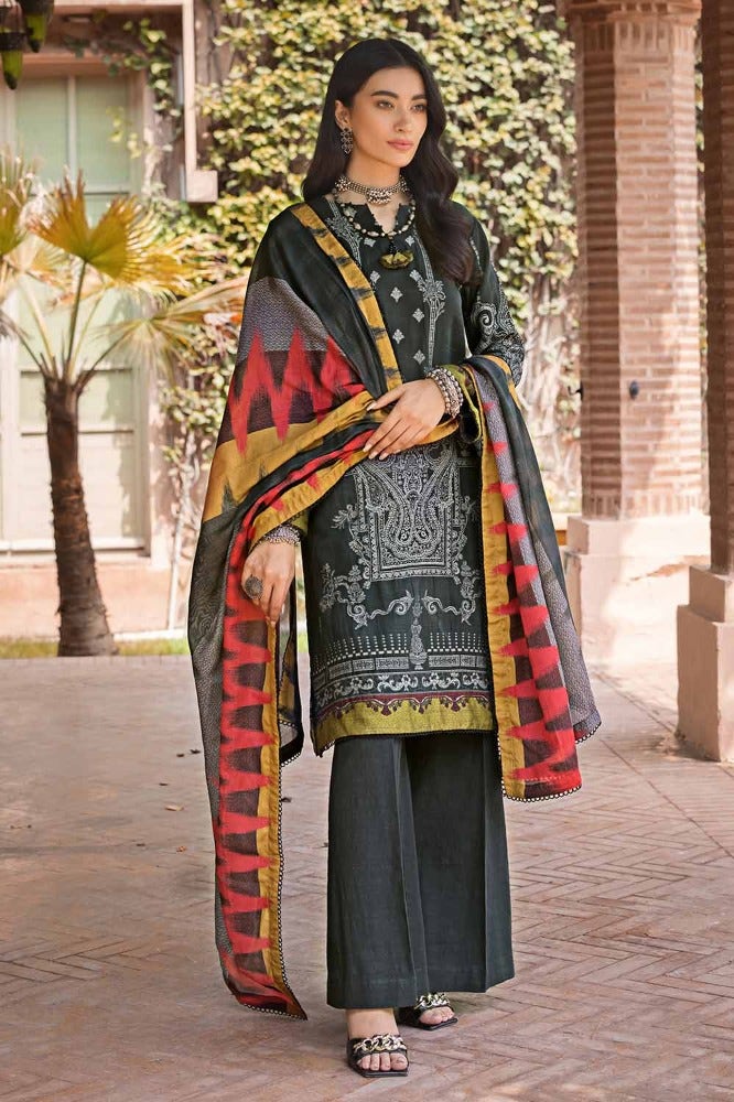 Gul Ahmed | Winter Collection 24 | Cotton Net Dupatta MJ-32072