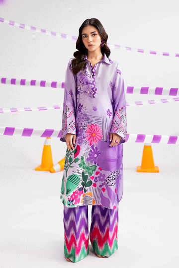 Afsanah | The Print Edit | MAJESTIC SERENE (extended shirt) AP-115