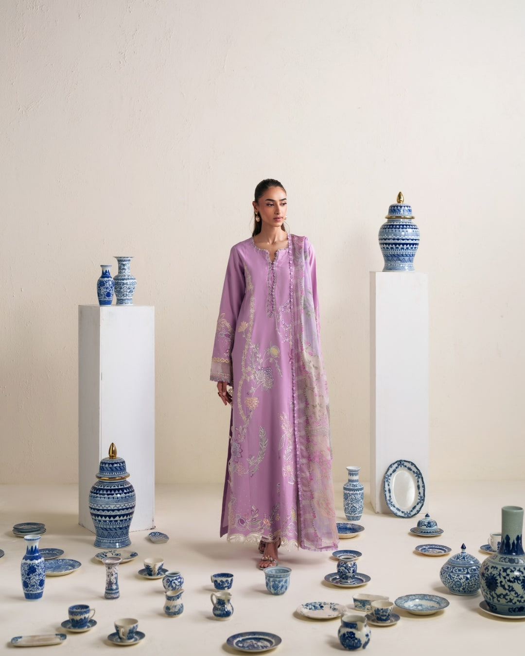 Neeshay | Whispers of Summer Luxury Lawn | EVIE