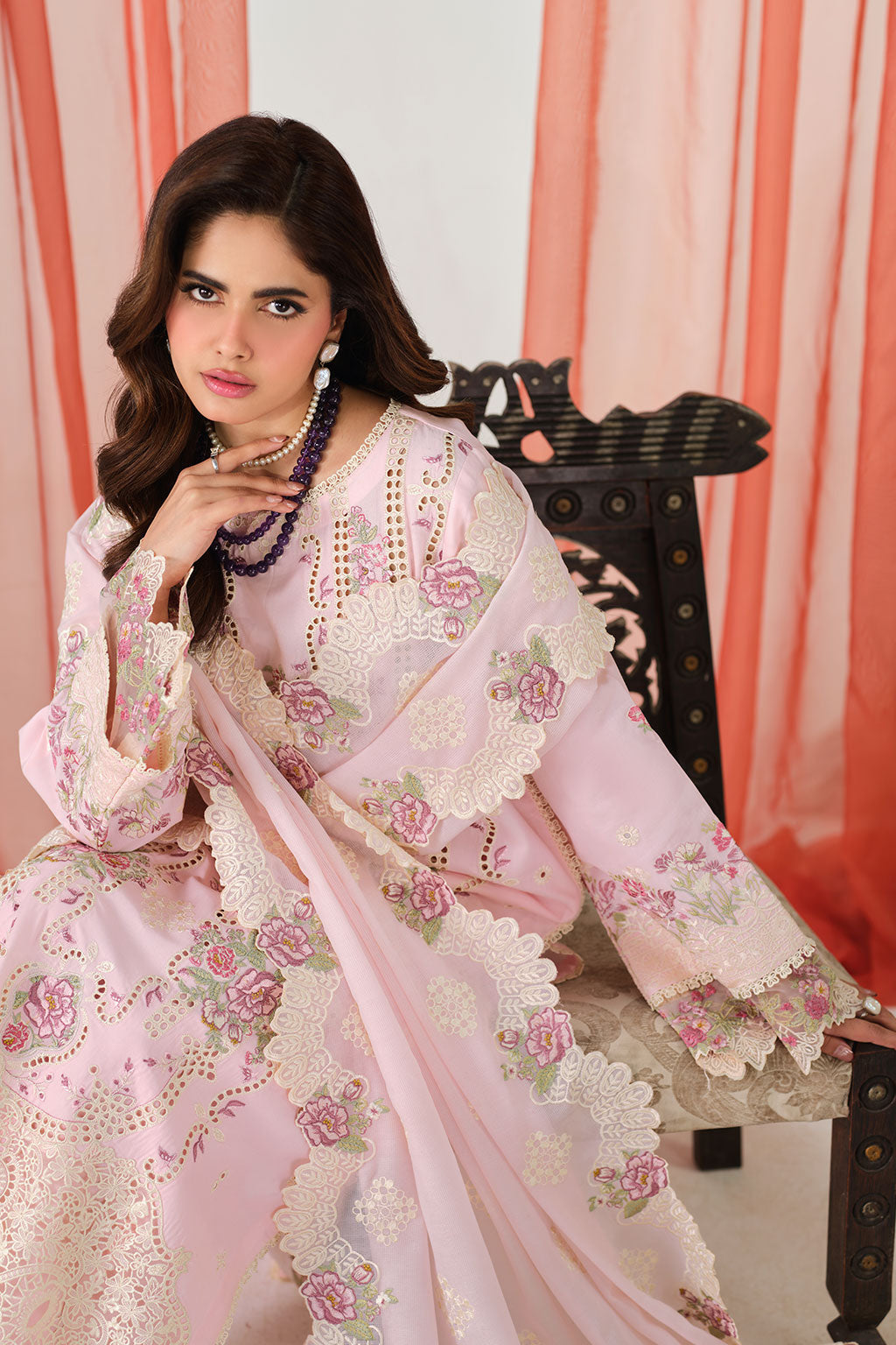 Ramsha | Riwayat Lawn Collection | Y-1508