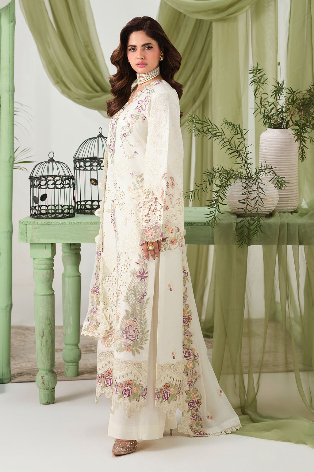 Ramsha | Riwayat Lawn Collection | Y-1501