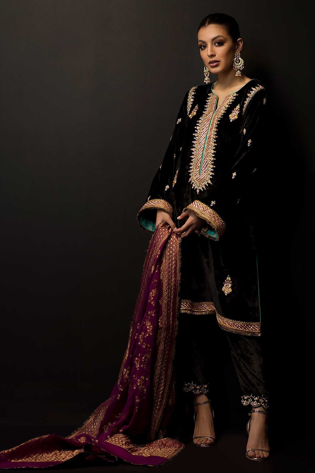 Sana Abbas | Wedding Formals | Black Opal