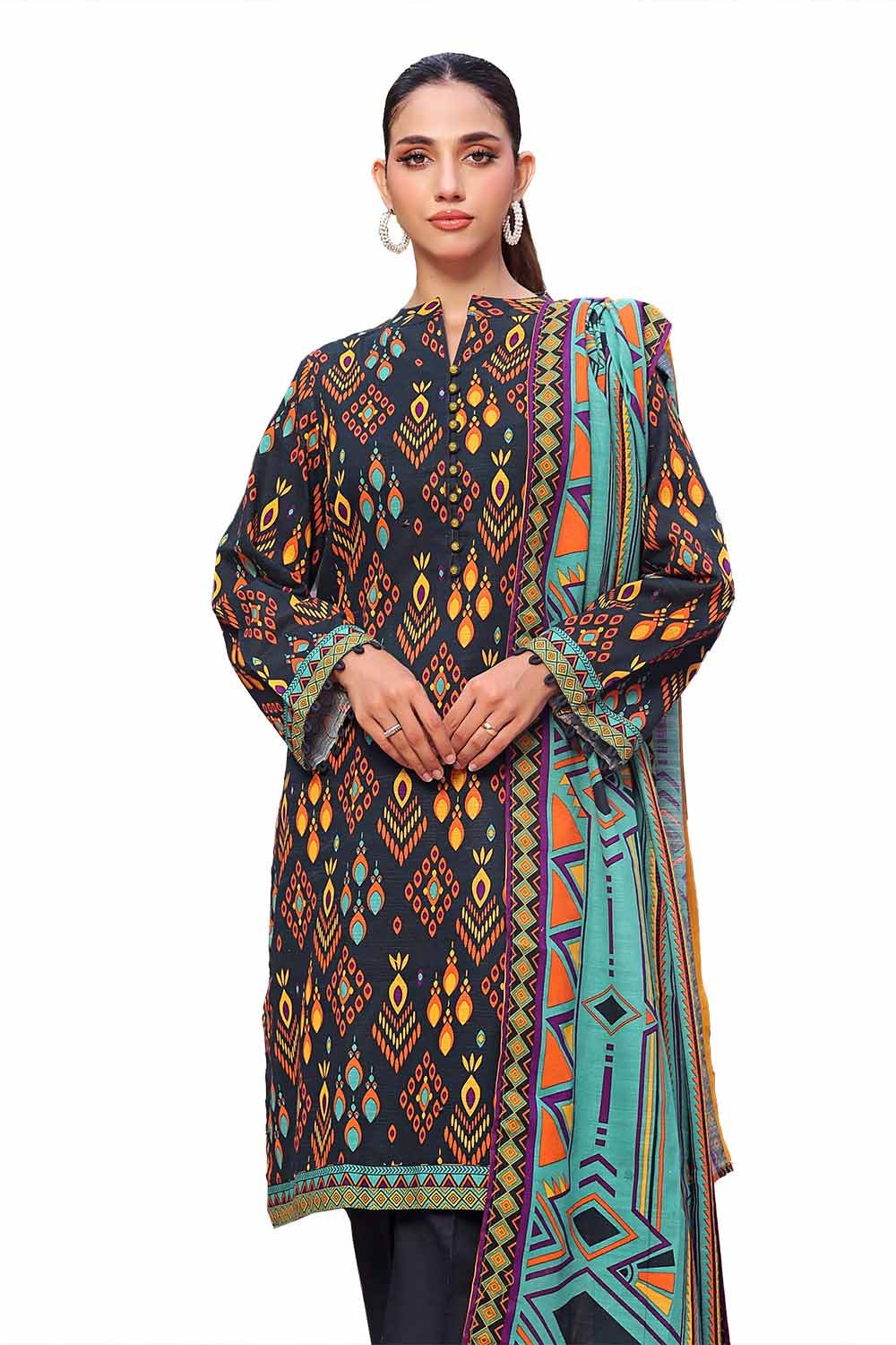 Gul Ahmed | Winter Collection 24 | Khaddar Suit SD-42132