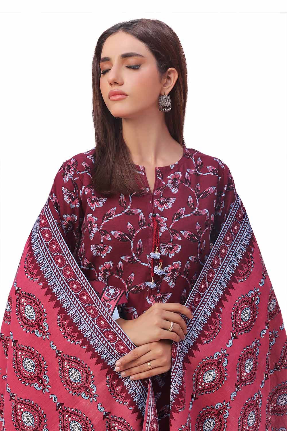 Gul Ahmed | Winter Collection 24 | Khaddar Suit SD-42133