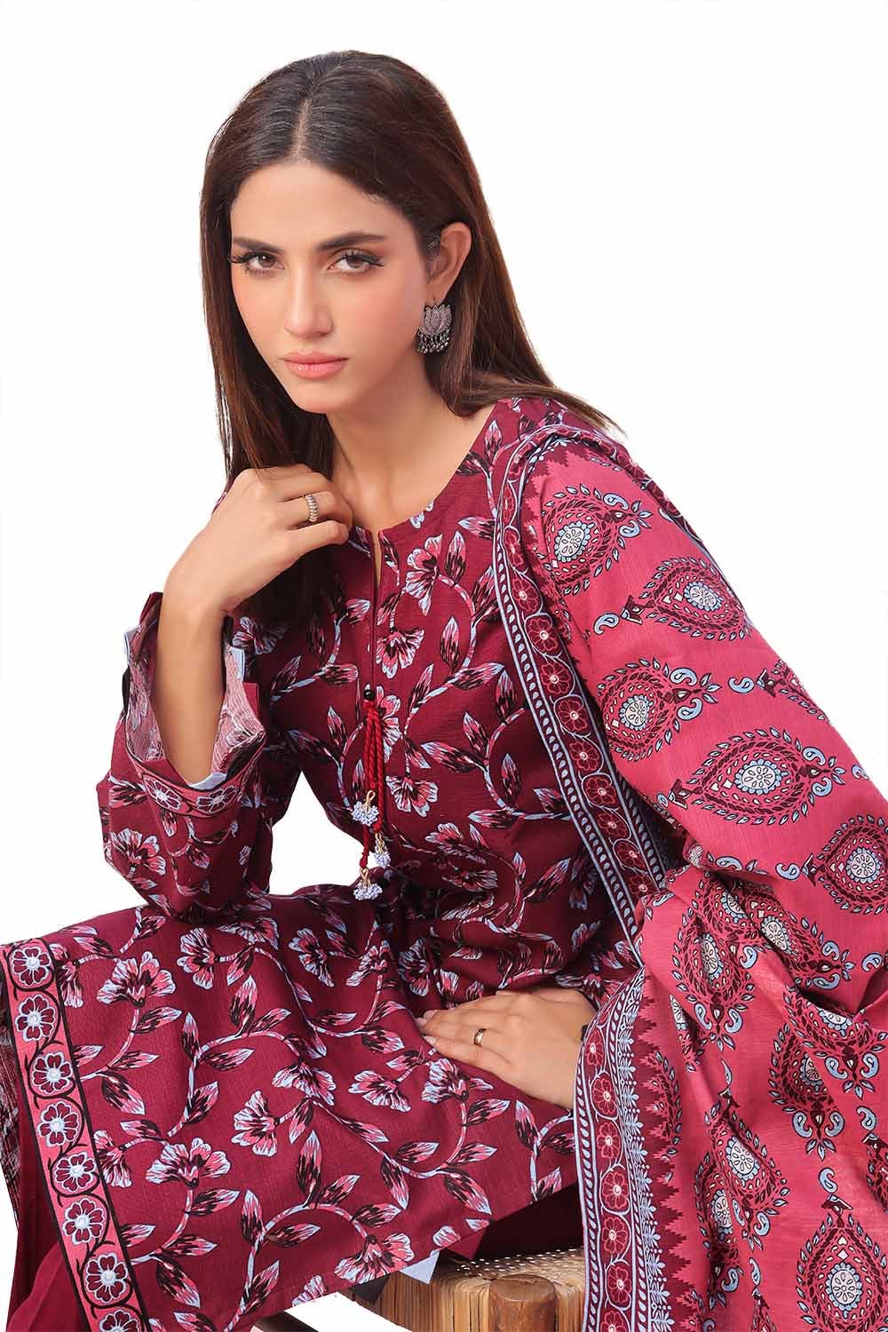 Gul Ahmed | Winter Collection 24 | Khaddar Suit SD-42133