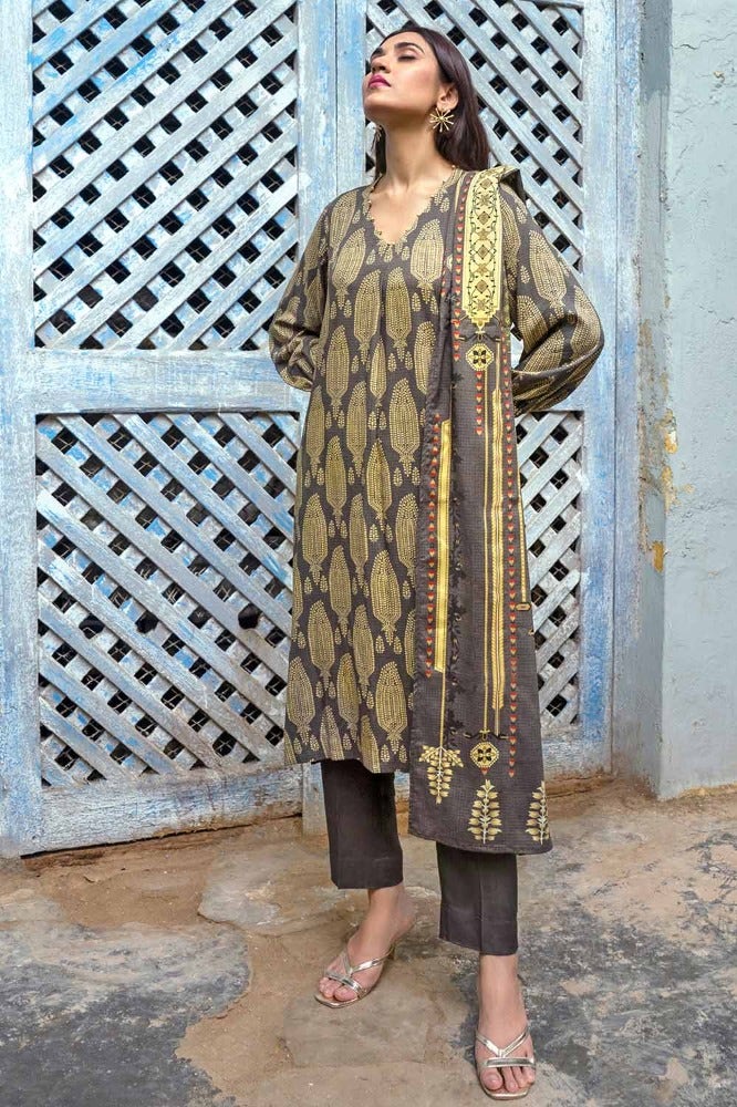 Gul Ahmed | Winter Collection 24 | Suit LT-32023 A