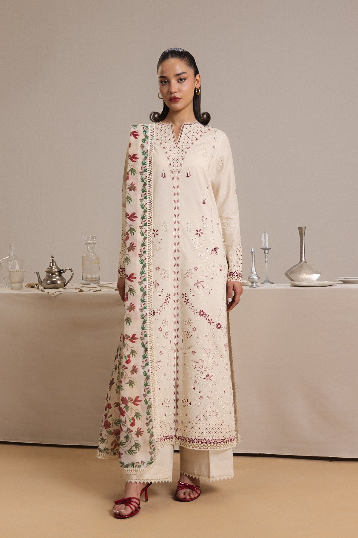 Afrozeh | Basic Pret 26 RTW |BLANCHE