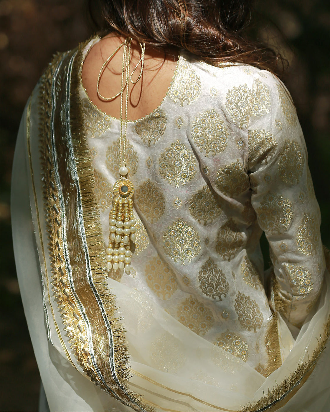 Zar | Gharara Formals | White