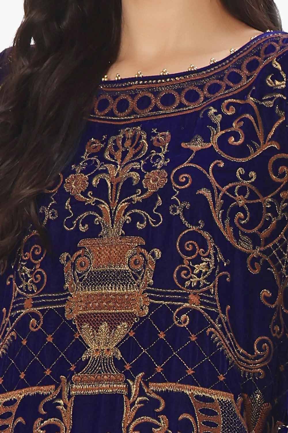 Gul Ahmed | Winter Collection 24 | Velvet Dupatta WV-42001